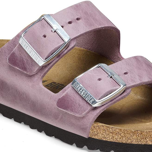 Birkenstock Arizona Oiled Leather Womens Sandals - Lavender