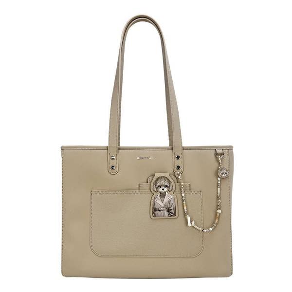Nimmy Friends Nimmy Magnetic Fashion Series Combo Teddy Tote Bag Brown - N-CXMX-TTBZH-14