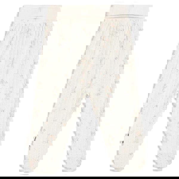 Mini Cuddles Baby Girls Floral Print 2pc Set, Off-White