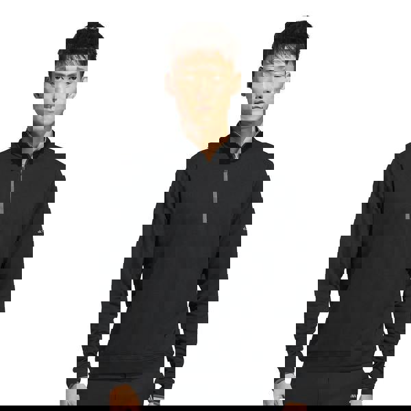 Adidas Mens Quarter Zip Sweatshirt - Black - 