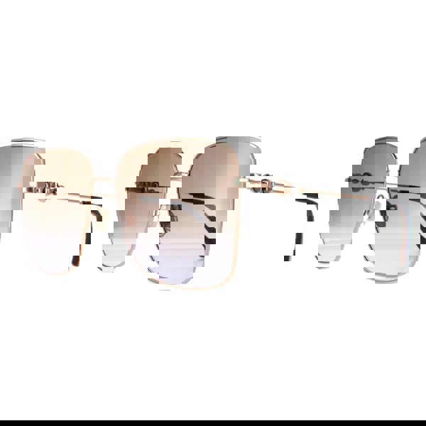 Jimmy Choo Sunglasses HESTER/S VO1 QR Gold Brown Gradient Blue