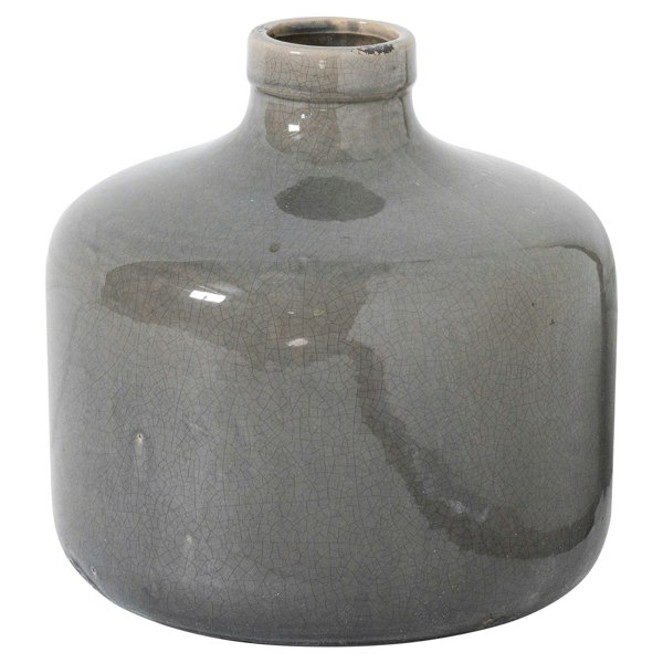 Hill Interiors Ceramic Vase - Grey