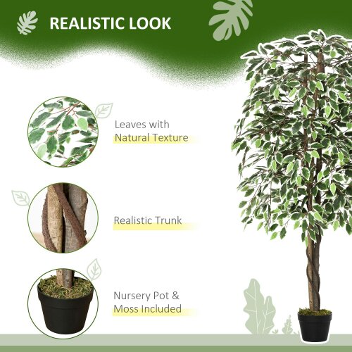 Wyld Haus Keco Yona Artificial Indoor Green Plant In Decorative Pot 160cm