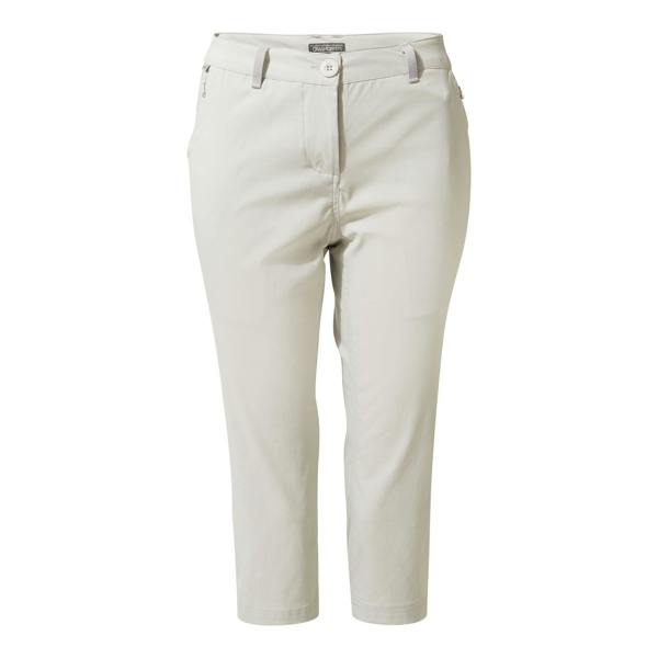 Craghoppers Womens/Ladies Kiwi Pro II Cropped Trousers - Dove Grey - 
