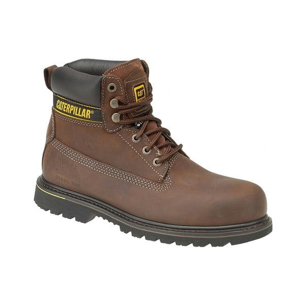 Caterpillar Holton SB Safety Boot / Mens Boots / Boots Safety - Brown