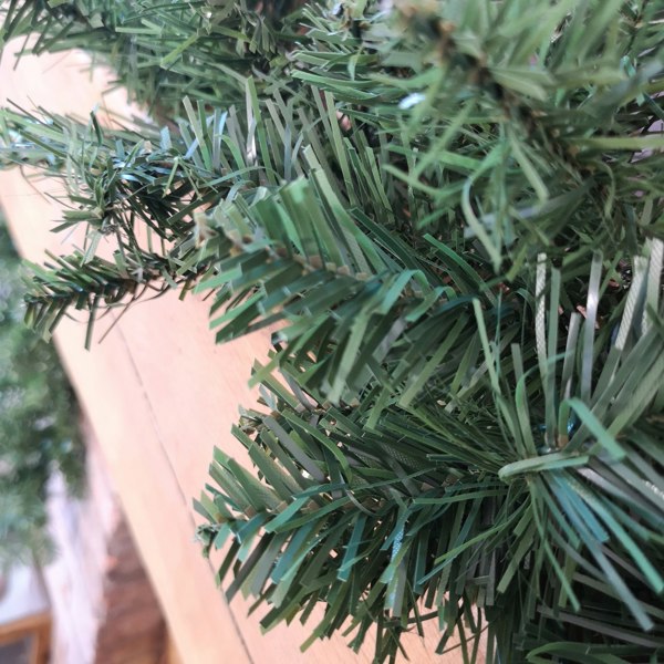 Samuel Alexander 270cm (9ft) x 25cm Plain Green Imperial Pine Christmas Garland Decoration