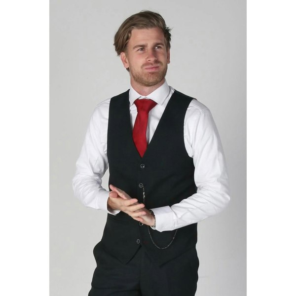 Paul Andrew Jasper - Men's Olive Green Waistcoat