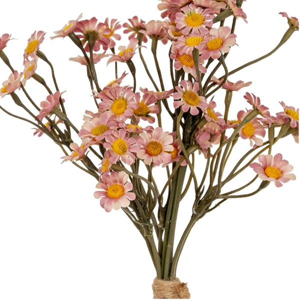 Hill Interiors Daisy Artificial Flower - Pink - 