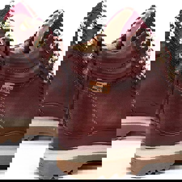 Pikolinos Vigo - Women’s Arcilla Red Leather Ankle Trainers Boots