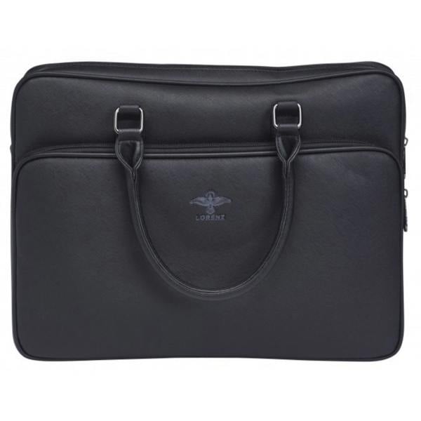 Lorenz Saffiano Grain Eagle Laptop Work Bag