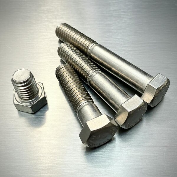 Fixaball UNC 1/4" Hex Bolt Set Screws A2 304 Stainless Steel