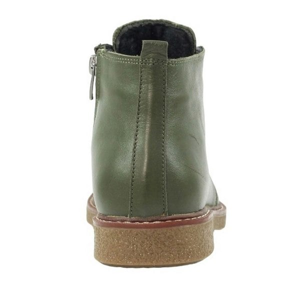 Lunar Women's Claire II Leather Ankle Boots - Green