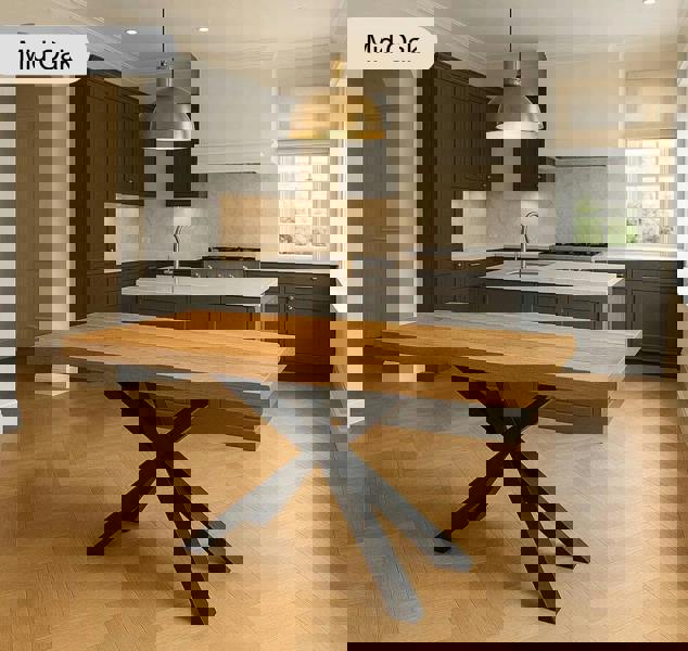 TRL Furniture Sleek & Slender Reclaimed Dining Table