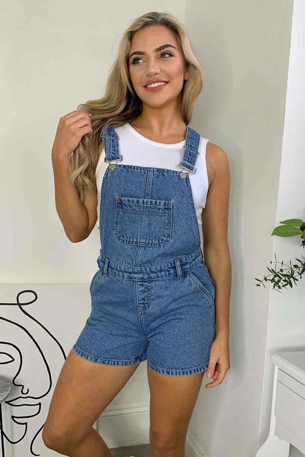 Urban Bliss Easy Dungaree Short
