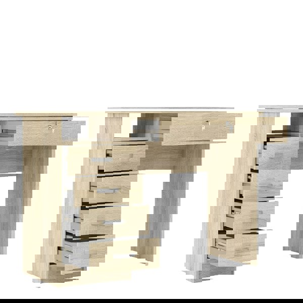 Furniture To Go Function Plus Desk 5 Drawers in Oak