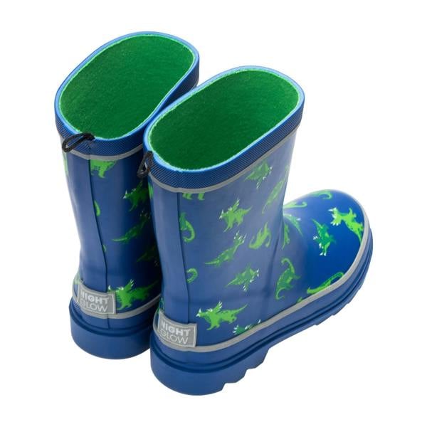 Regatta Childrens/Kids Mudplay III Dinosaur Wellington Boots - Blue Green - 