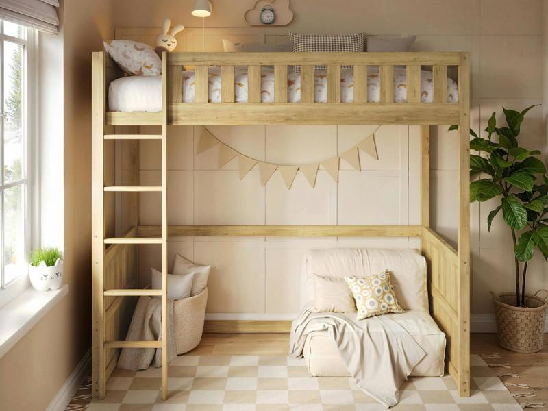 Flair Bea Wooden High Sleeper