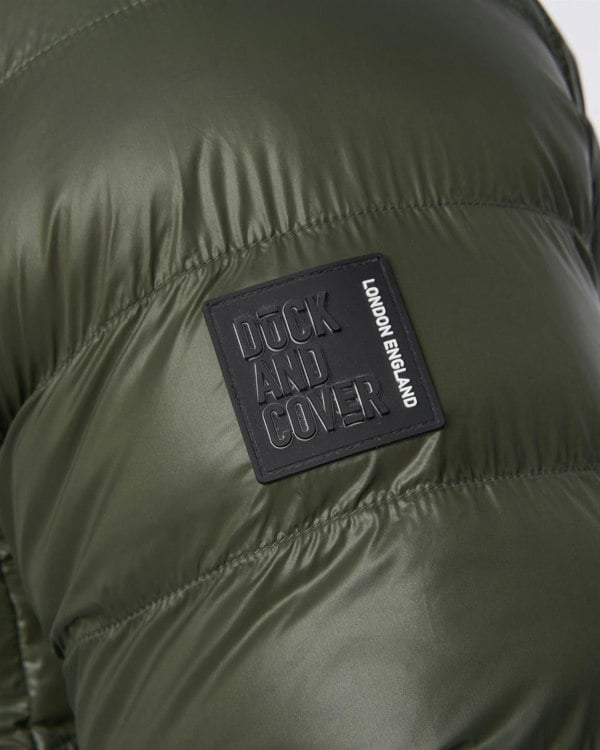 Duck and Cover Shemmy Two Quilted Jacket Dark Olive