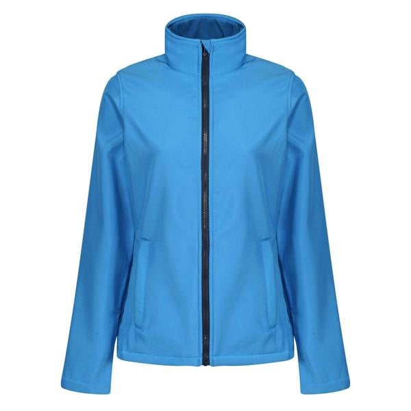 Regatta Standout Womens/Ladies Ablaze Printable Soft Shell Jacket - French Blue/Navy - 