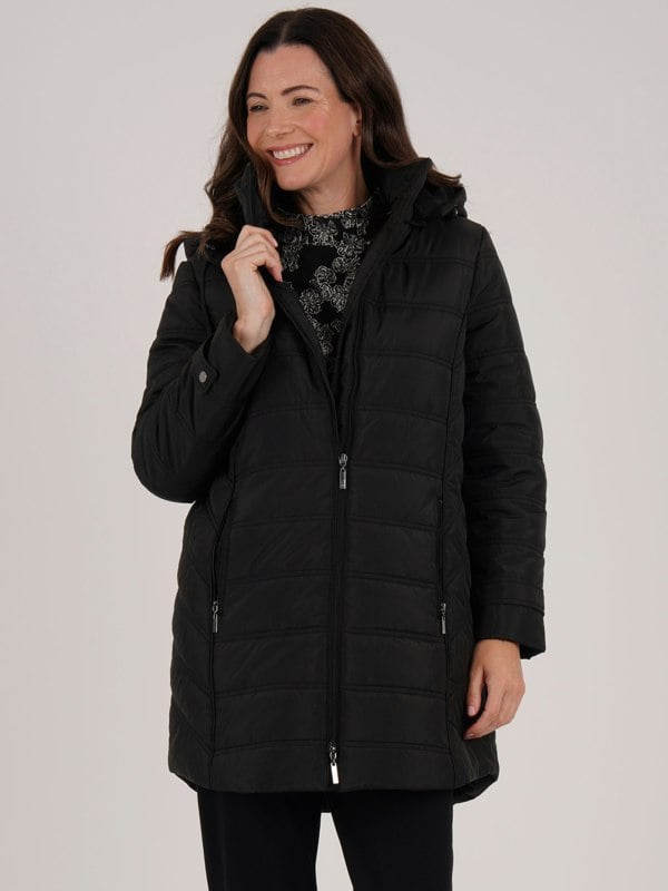 TIGI-Wear Waisted Hooded Coat