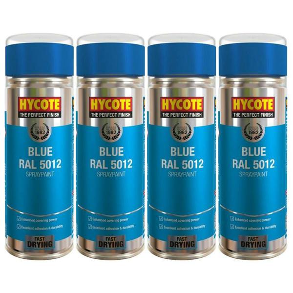 Hycote 4X Hycote Blue Spray Paint 400ml