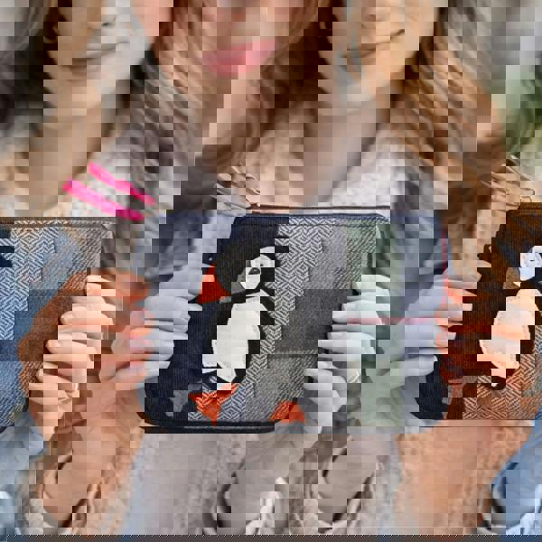 Earth Squared Tweed Appliqué Coin Purse – Sheep, Highland Cow, Dachshund, Puffin, Cat & Floral