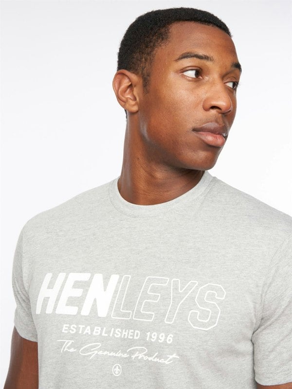 Henleys Melvern T-Shirt Grey Marl