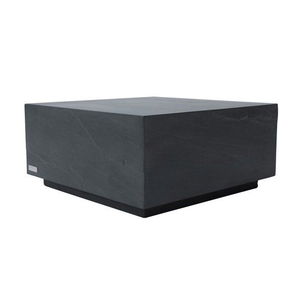 Elementi Colorado GRC Medium Coffee Table in Slate Black