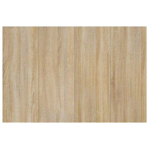 Berkfield Bed Headboard with Cabinets Sonoma Oak Engineered Wood