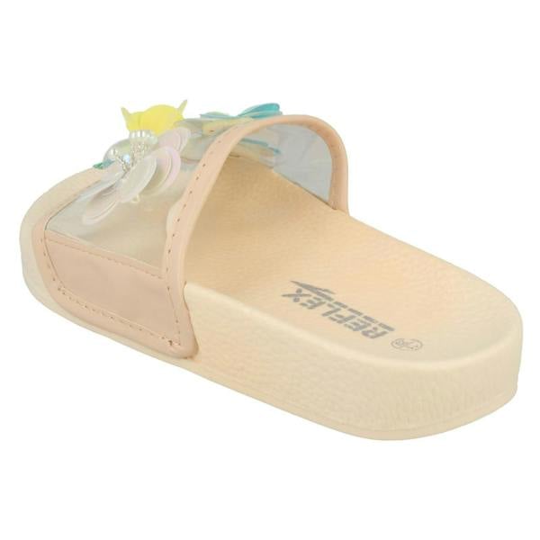 Reflex Girls Reflex Flower Embellishment Sliders