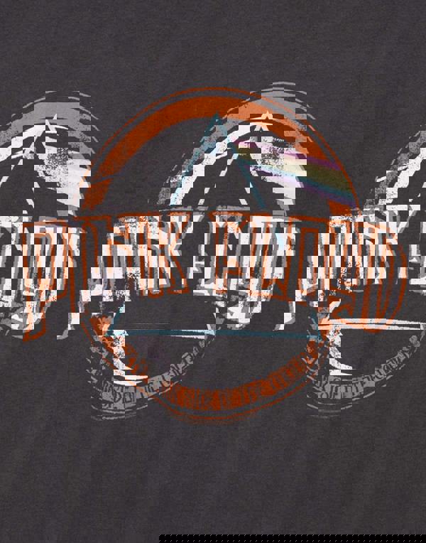 Amplified Clothing Mens Grey Pink Floyd Short Sleeved T-Shirt