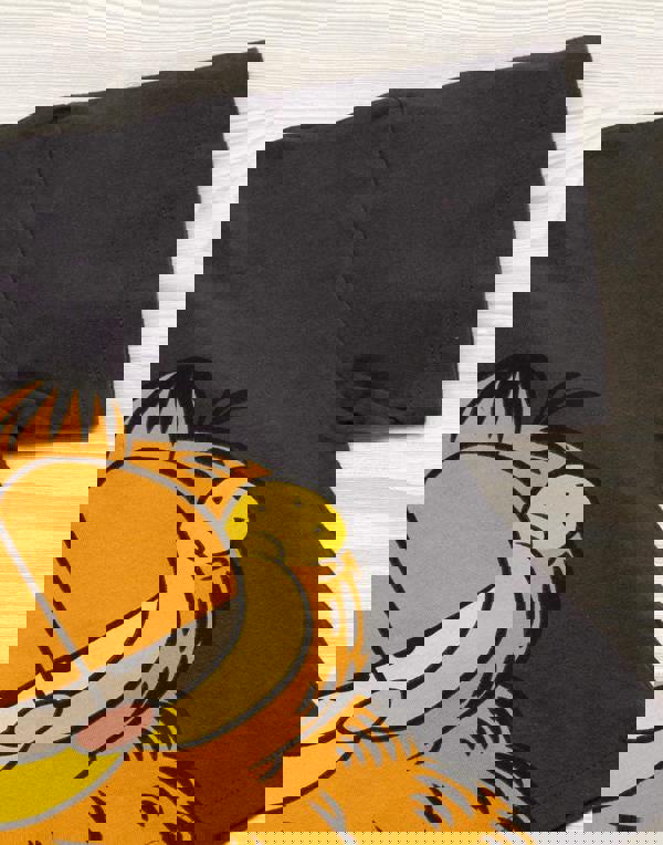 Garfield Girls Grey Character Cropped Short Sleeved T-Shirt