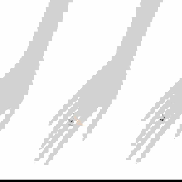 224R029901925 Rose Gold Plated Marcasite Hexagon Design Ring in 925 Sterling Silver 3