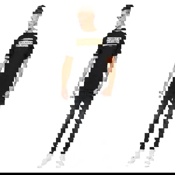 Crosshatch Mens Kratmoss T-Shirt - Black - 