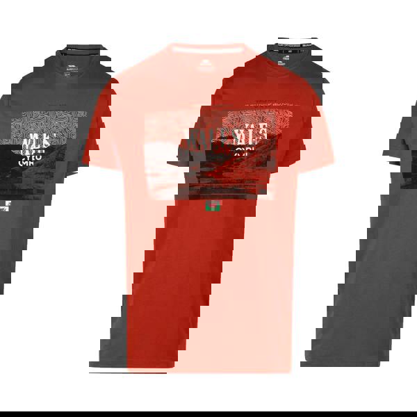 Trespass Mens Ashta Printed T-Shirt - Salsa