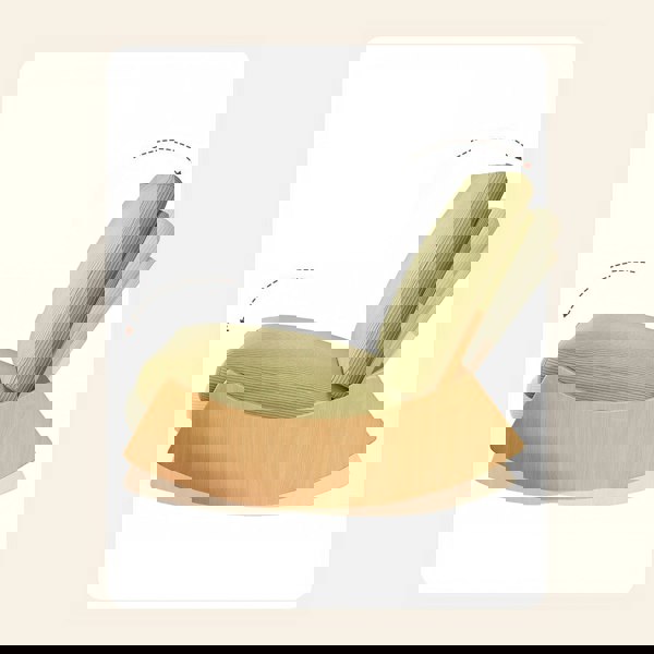 Rit Concept Anaya Rocking Chair, Corduroy & Wood