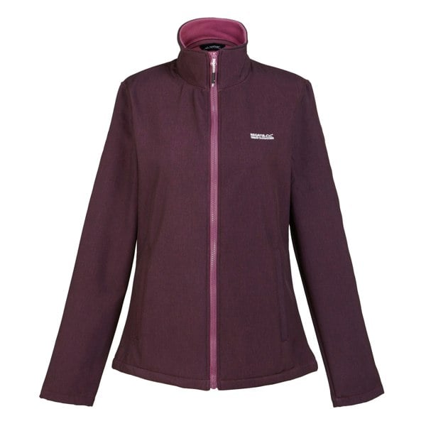 Regatta Women's Connie V Softshell Walking Jacket - Deep Plum Marl