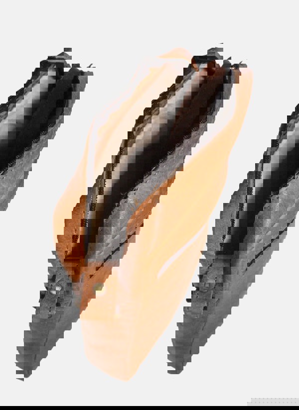 Berber Leather The Martil Large Messenger Bag in Tan