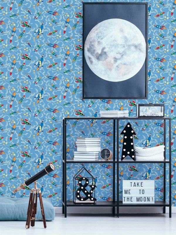 Cath Kidston Rockets Wallpaper Rolls