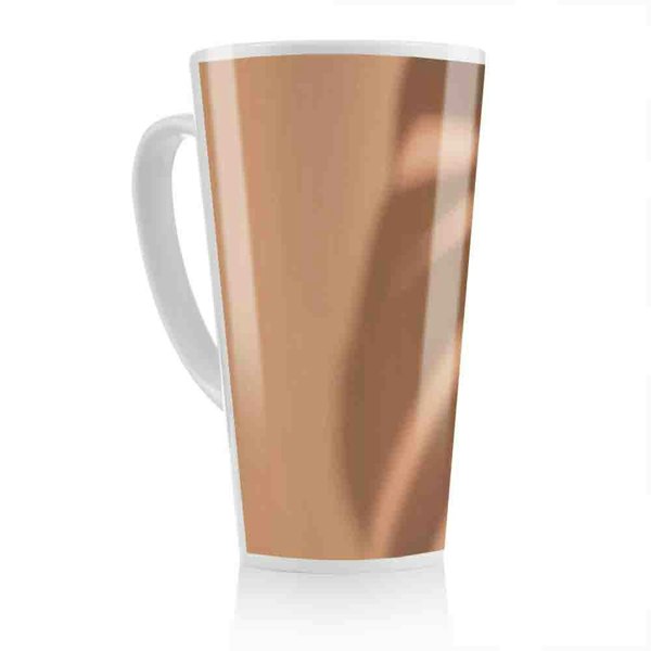 Benjamin Tate Design Monstera Shadow Latte Mug