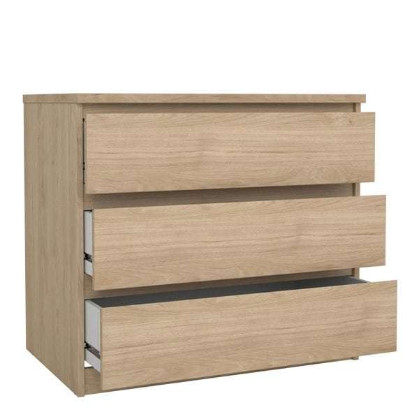 Furniture To Go Naia Chest of 3 Drawers in Jackson Hickory Oak