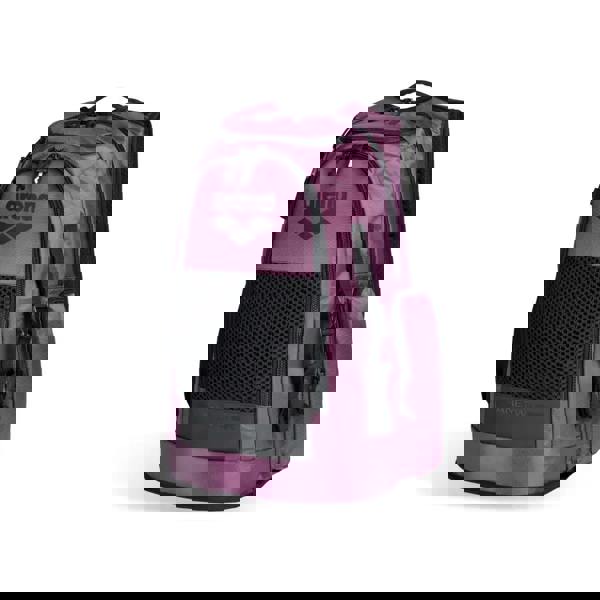 Purple Arena All Set Backpack 45L with wet dry compartments