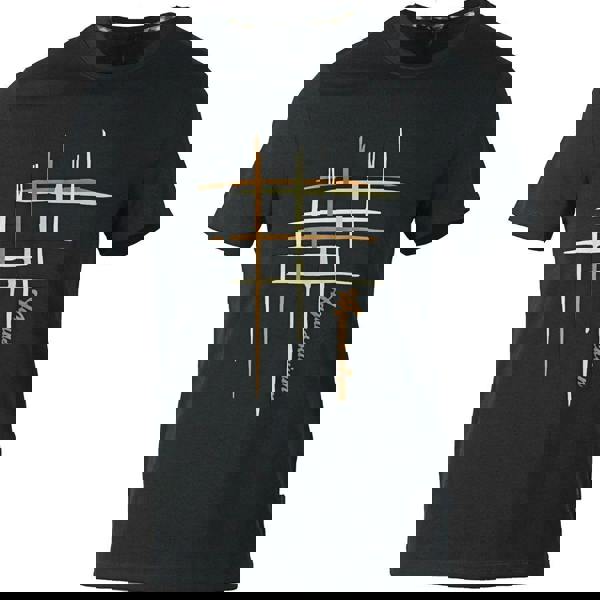 Aquascutum Mens Crew Neck T-Shirt - Black - 