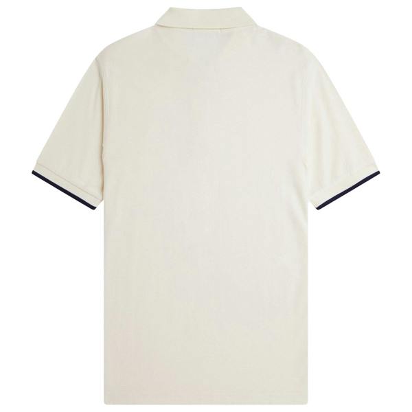Fred Perry Crepe Pique Zip Neck Polo Shirt