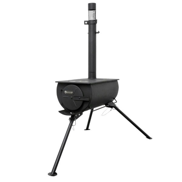 Royal Fire Orion Portable Tri-Pod Tent Stove in Black