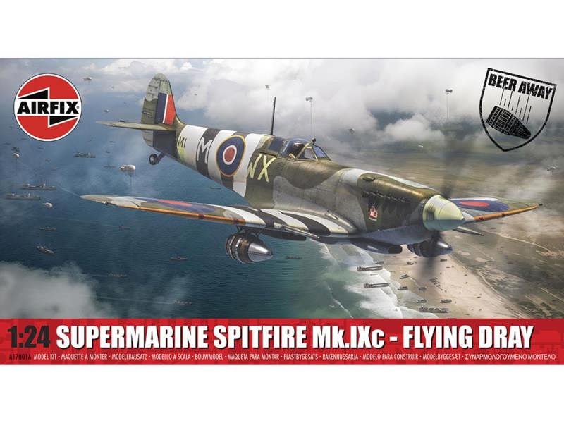 Airfix British Supermarine Spitfire MkXIc Flying Dray (1:24 Scale)