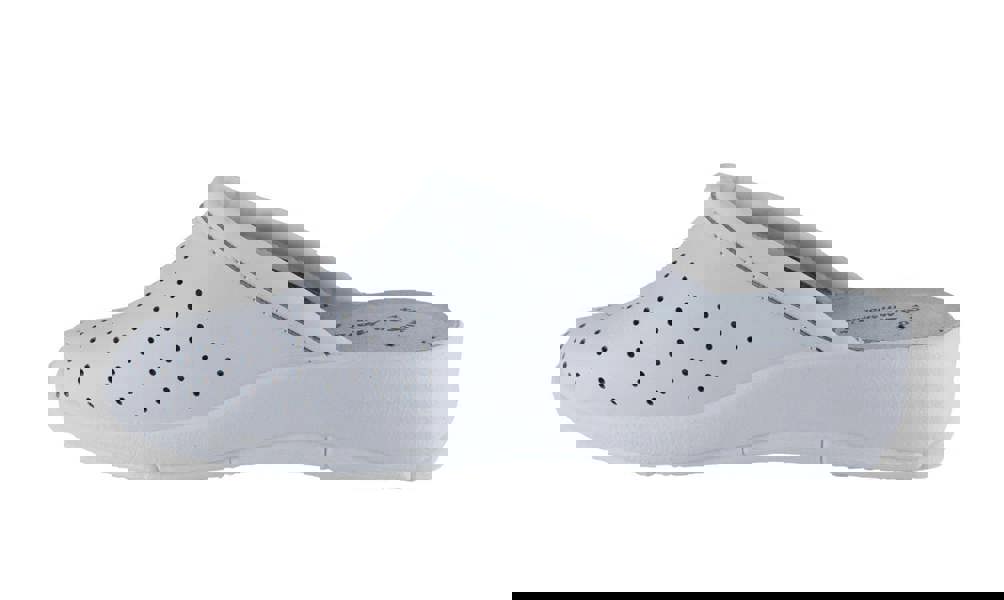 San Malo Womens Leather Clogs Kitchen Garden Heeled Mules Shoes