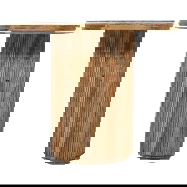 IH Design Niles Natural Solid Wood Round Dining Table