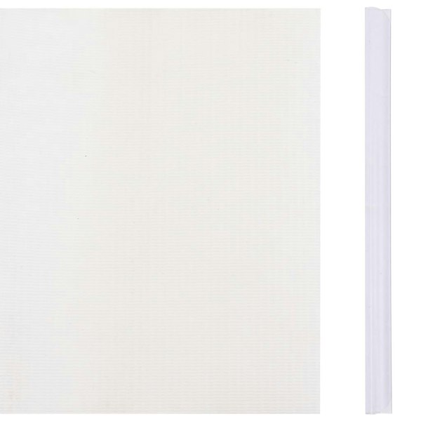 Berkfield Garden Privacy Screens 4 pcs PVC 35x0.19 m White