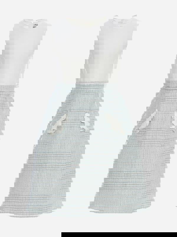 Florel Girls Jacket and Dress Set in Blue